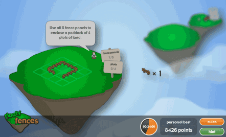 floaty fences Game view