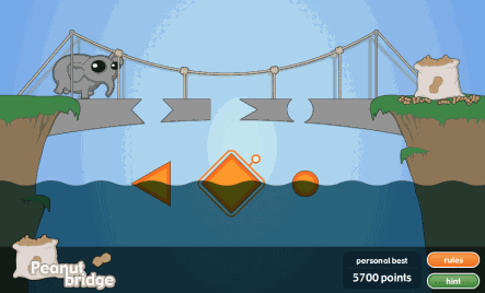Peanut bridge Game view